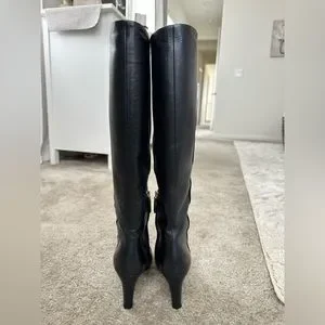 CHANEL Shoes Chanel Leather Kneehigh Boots Poshmark